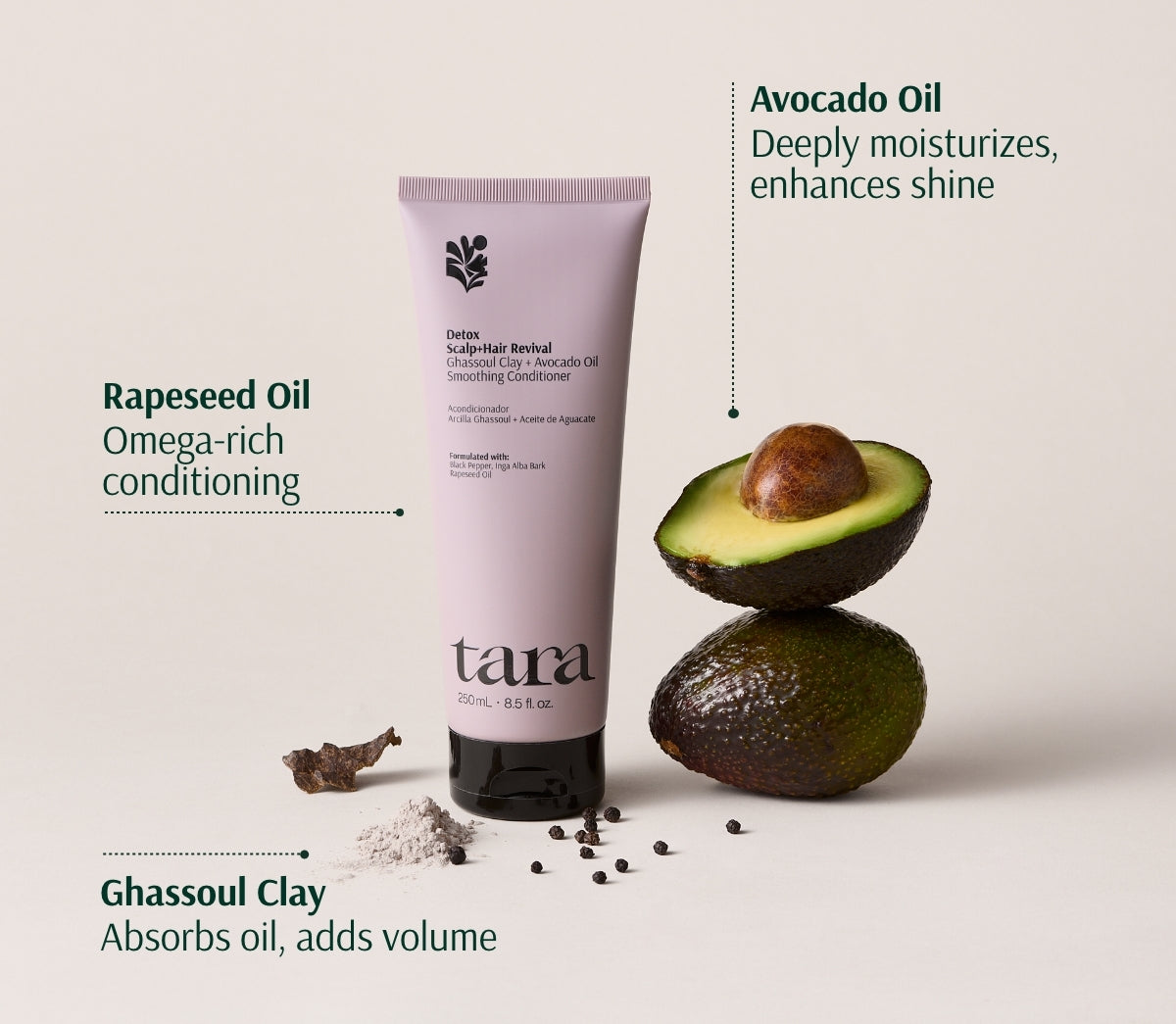 Ghassoul + Avocado Smoothing Conditioner